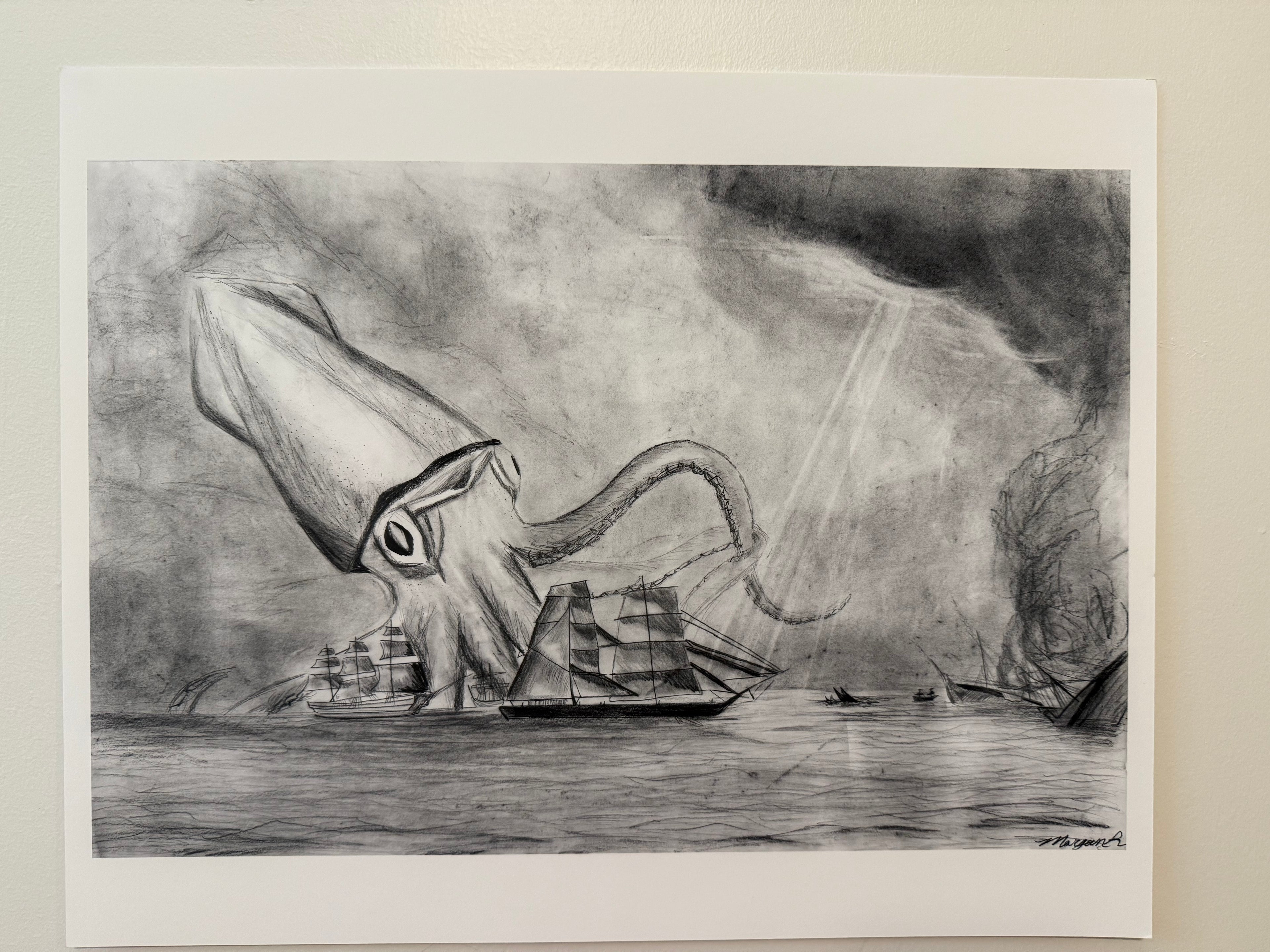Nautical Hand Drawn Fine Art Print